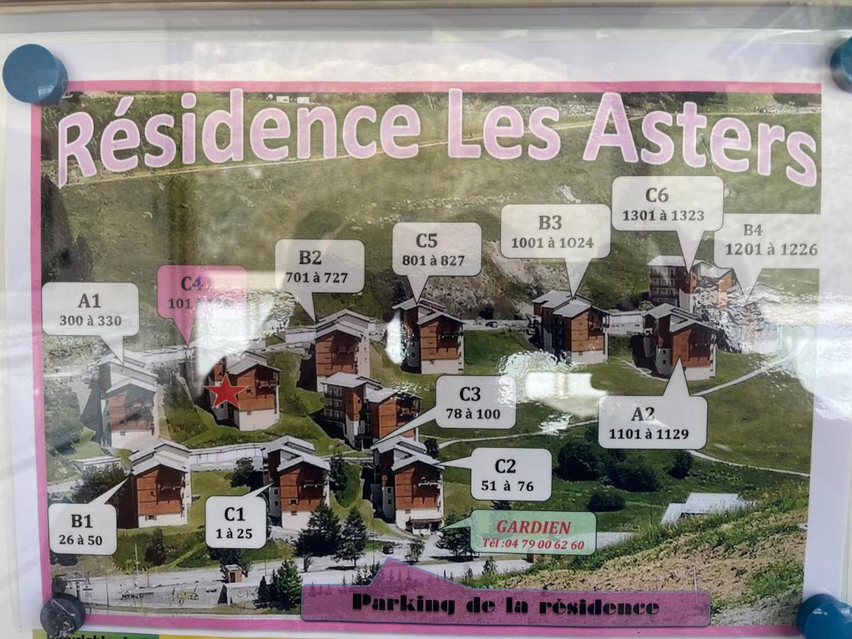 Appartement Pour 6 Personnes Au Pied Des Pistes Au Calme Aux Menuires Les Asters Сен-Мартен-дьо-Белвил Екстериор снимка